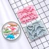 Милая мультяшная силиконовая форма для динозавра 3D-тема динозавра DIY Форма для помадки торта Шоколада Форма для кубиков льда торта Аксессуары для выпечки