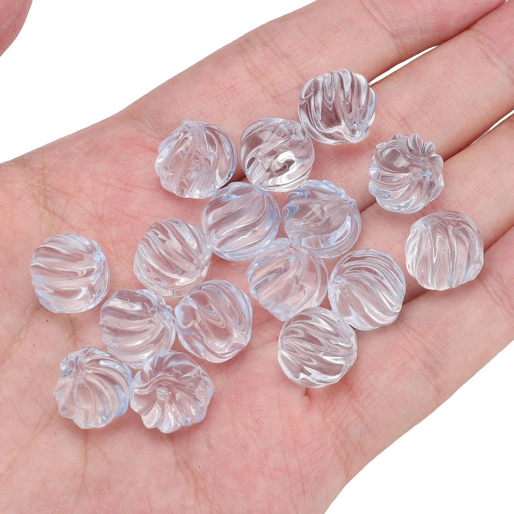 5 шт. Стеклянные бусины Ребристые Свободные Разделительные бусины для изготовления ювелирных изделий DIY Браслет Ожерелье