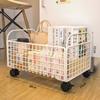 Simple Mobile Book Storage Box Multifunction Under Desk Storage Office File Organizer  Kids Room
