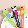 Animal Silicone Frog Bear Tableware Eating Training Tools Baby Practice Helper Kids Chopsticks