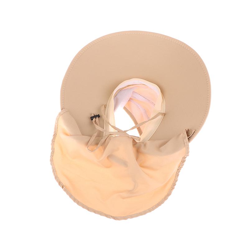 Солнцезащитная шляпа с большими полями, летняя, закрывающая все лицо, пустая шляпа-цилиндр, для велоспорта, скалолазания, солнцезащитная шляпа