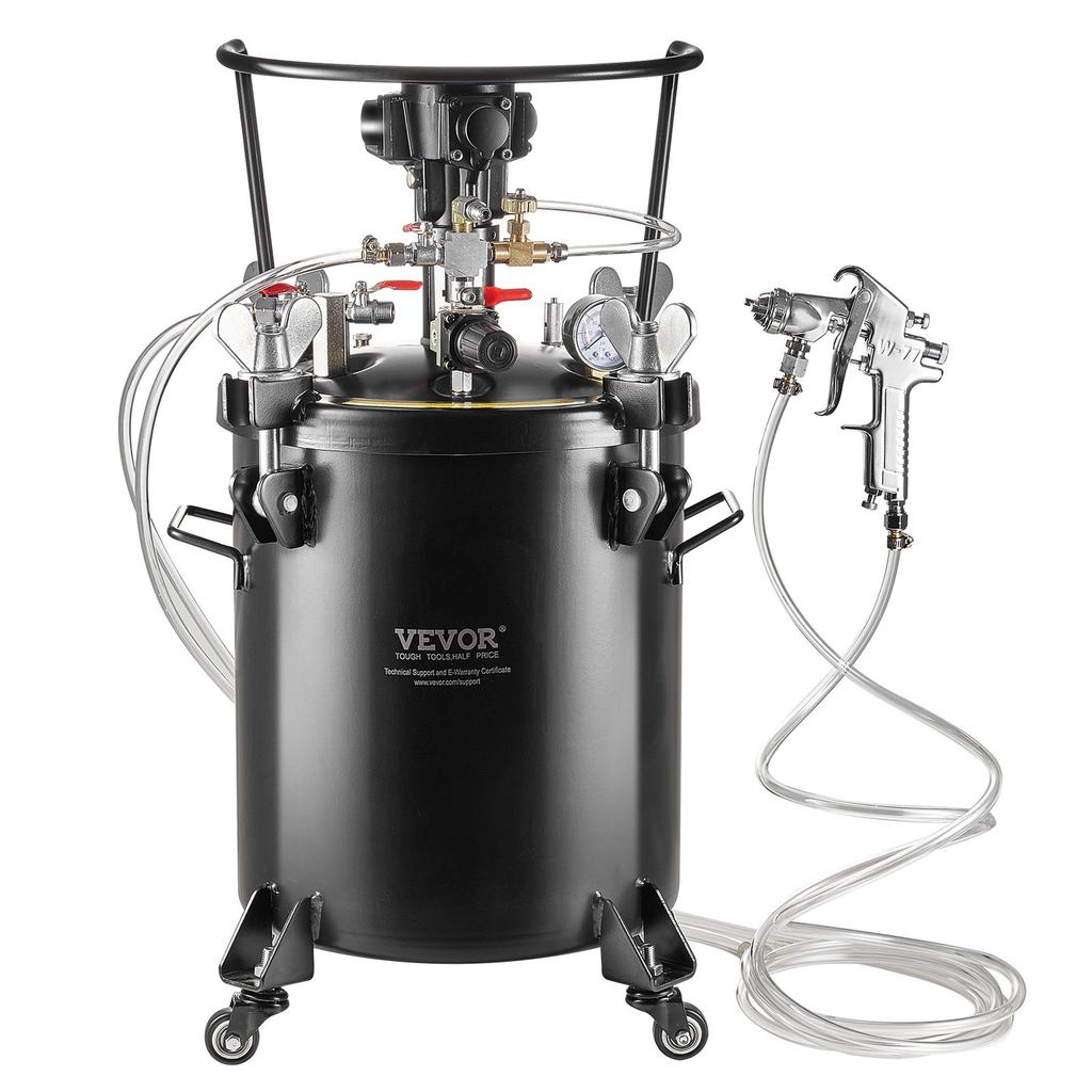 Spray Paint Pressure Pot Tank 30 L/7.5 gal Fully Automatic Stirring 70 psi