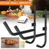 Foldable Heavy Duty Indoor Kayak Storage Hooks Hanger 90° Swivel Wall Mounted Utility Hanging Cradle Rack for Canoe Kayak Surfboard 2Pcs