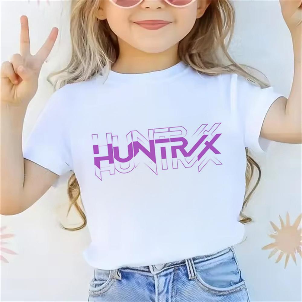 2-13Y Children's T-shirt Summer Short-sleeved T-shirt Casual Loose-fit Girls' and Boys' Graphic Print Top