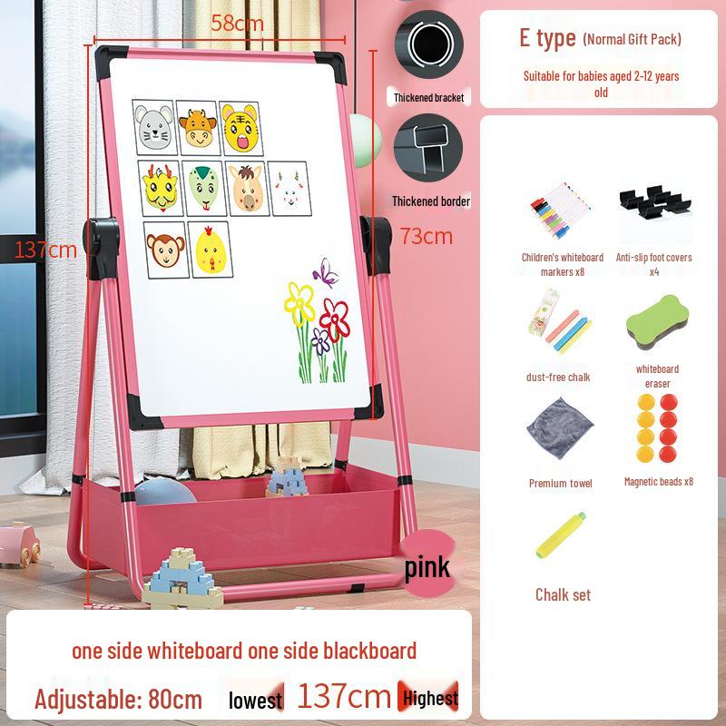 Складная двусторонняя магнитная доска с мобильной подставкой для дома, детского обучения и конференций