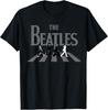 The Beatles - Abbey Road Greyscale Album Cover T-Shirt