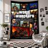 Настенный гобеленИскусство World of Warcraft Подвесная ткань Декоративное фоновое покрытие для украшения комнаты