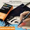 ENMY Черно-белый набор маркеров-кистей с двойным наконечником, не размазывающийся, нетоксичный, акварельный, акриловый, для детей, художественные принадлежности, канцелярские товары