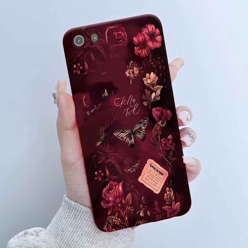 Для iPhone 5s 5 se 2016 Чехол для телефона Дизайн 'Девочка с цветами' Мягкий силикон ТПУ Задняя крышка для iPhone se 2016 5 S iPhone5s 4.0" Чехлы