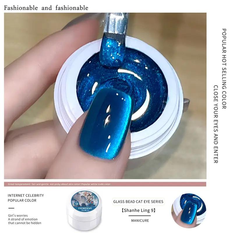 Магнитный гель-лак для ногтей «кошачий глаз» 5 мл, полуперманентный лак, смываемый УФ-гель-лак, сделай сам, дизайн ногтей