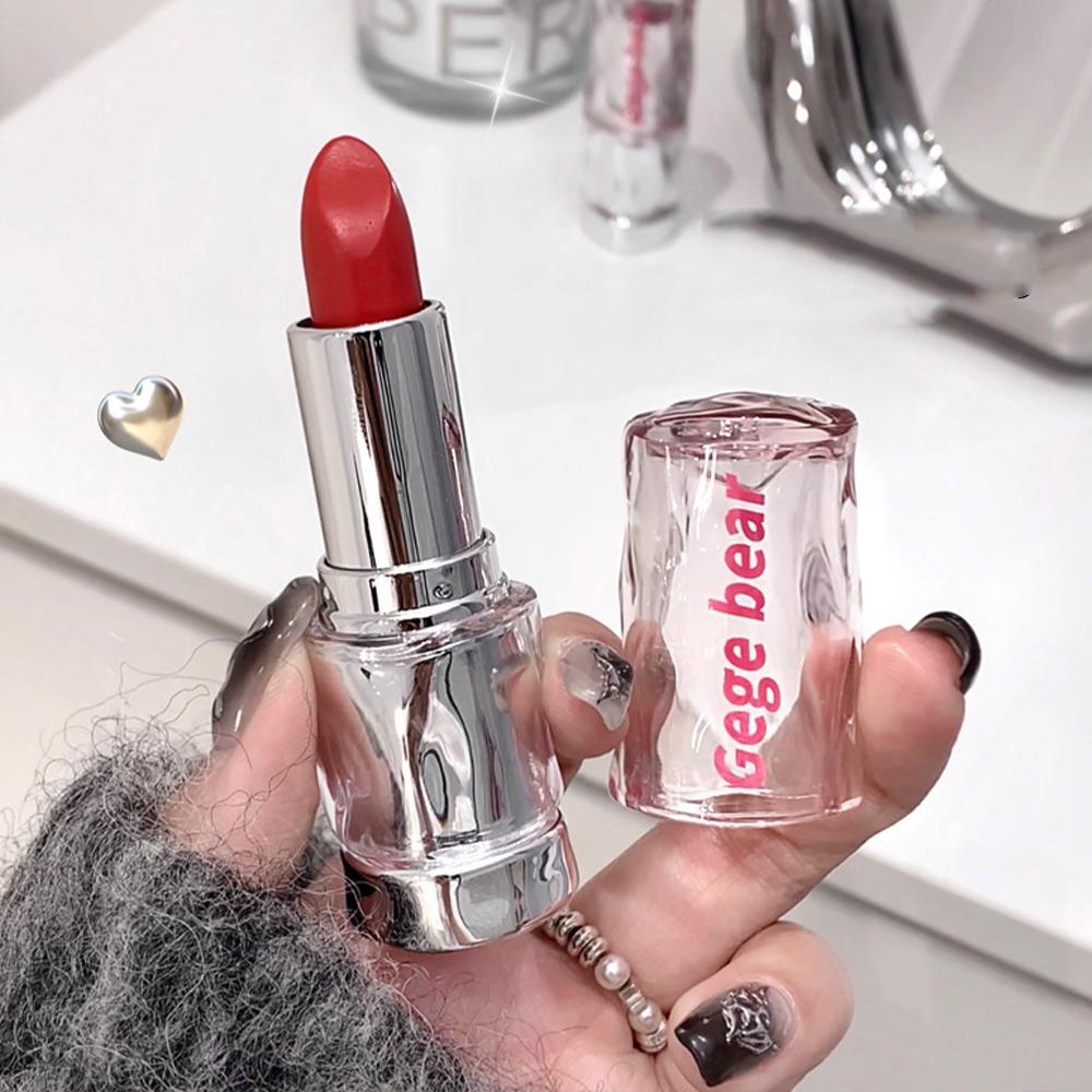 Gegebear Light and Translucent, Watery Lipstick, Mirror Moisturizing,  Korean Lip Gloss, Cross-border Beauty