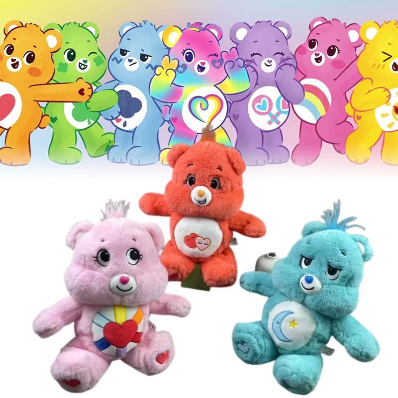 Rainbow Bear Plush Toy Claw Machine Pillow