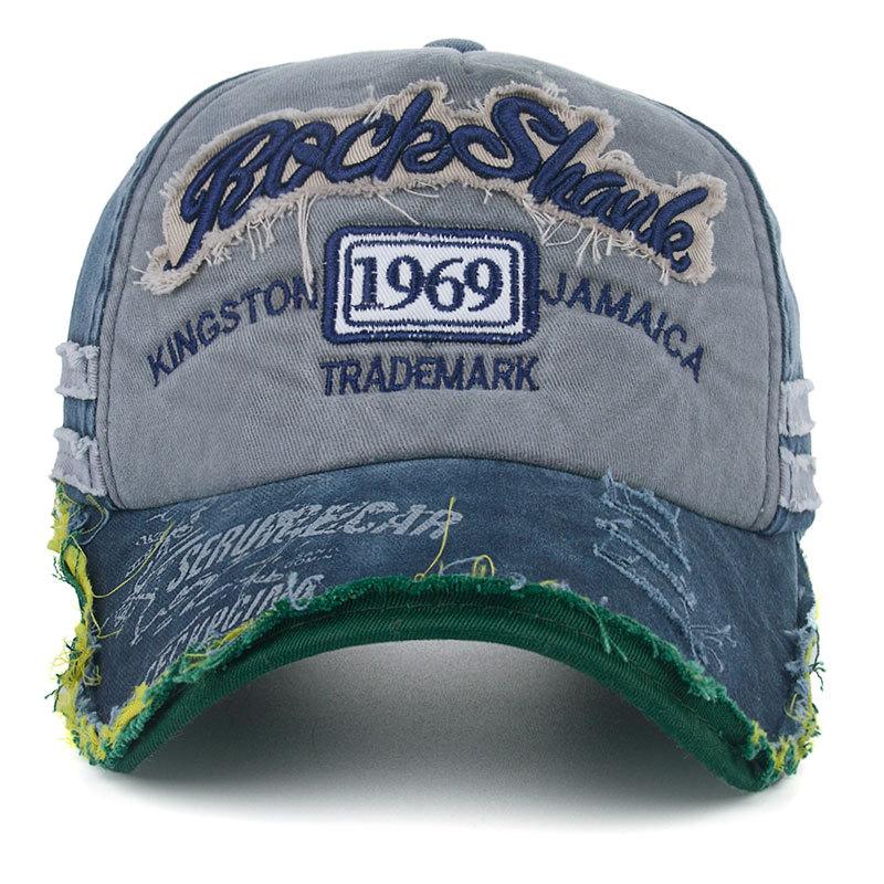 Весенне-летний новый продукт из стираного хлопка с вышитыми буквами бейсболка кепка солнцезащитная шляпа