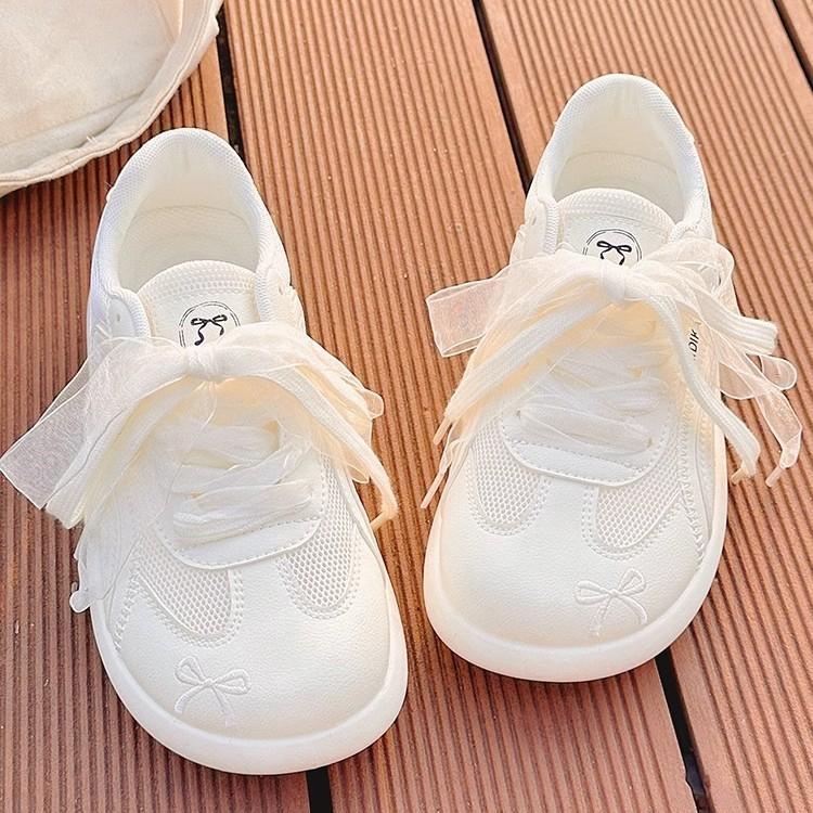 Little White Shoes Women's 2025 New Summer Breathable Mesh Not Stuffy Feet Shoes with Skirts Ballet Soft-soled Women's Shoes