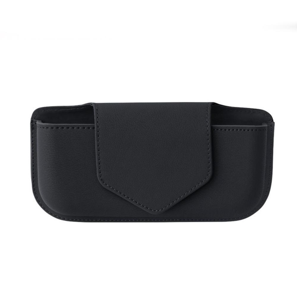 Magnetic Car Glasses Case Wear-Resistant Sunglasses Clip Car Organizer