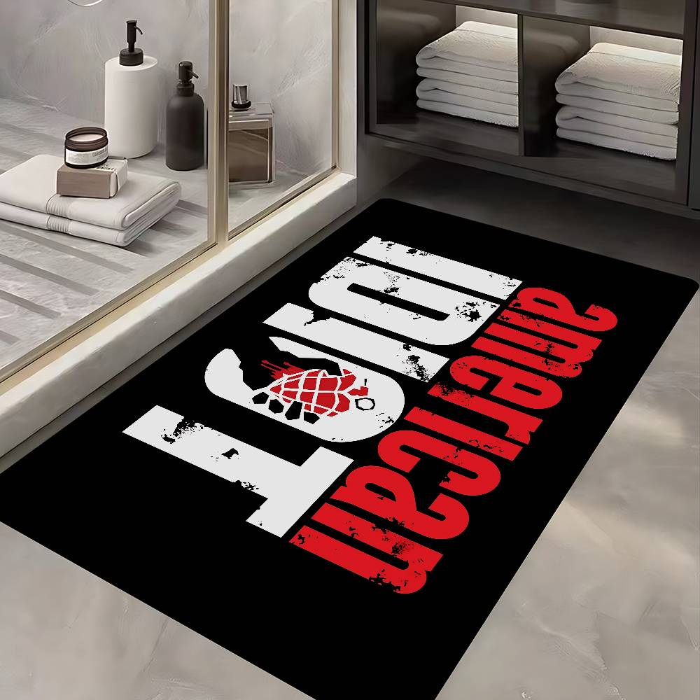 Rock Band G-Green D-Day Floor Carpet Nordic Style Home Doormat Bathroom-Toilet Mats Bedroom Hotel Decor Mat