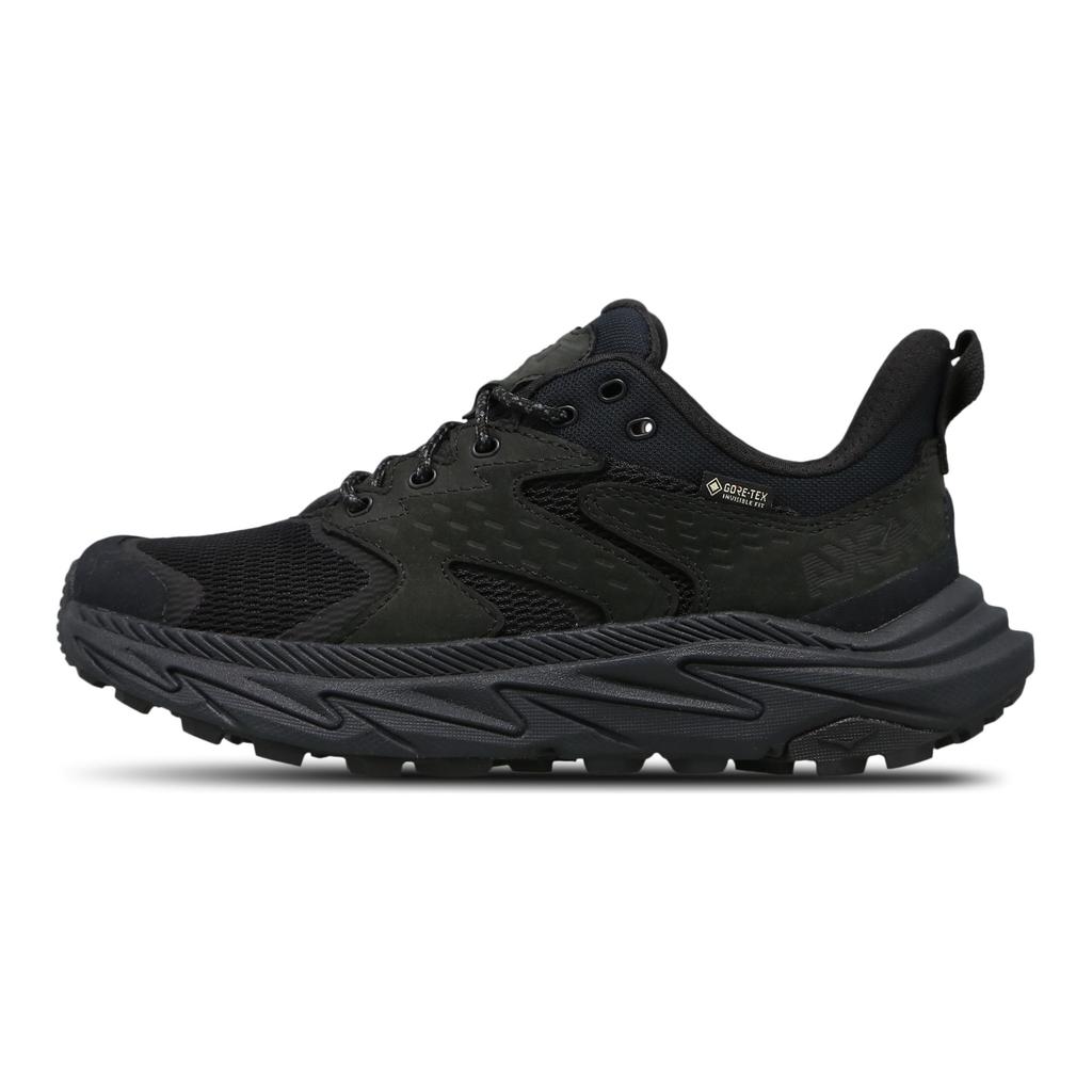 HOKA Anacapa 2 Low GORE-TEX Kids Triple черные детские кроссовки 1141630-BBLC