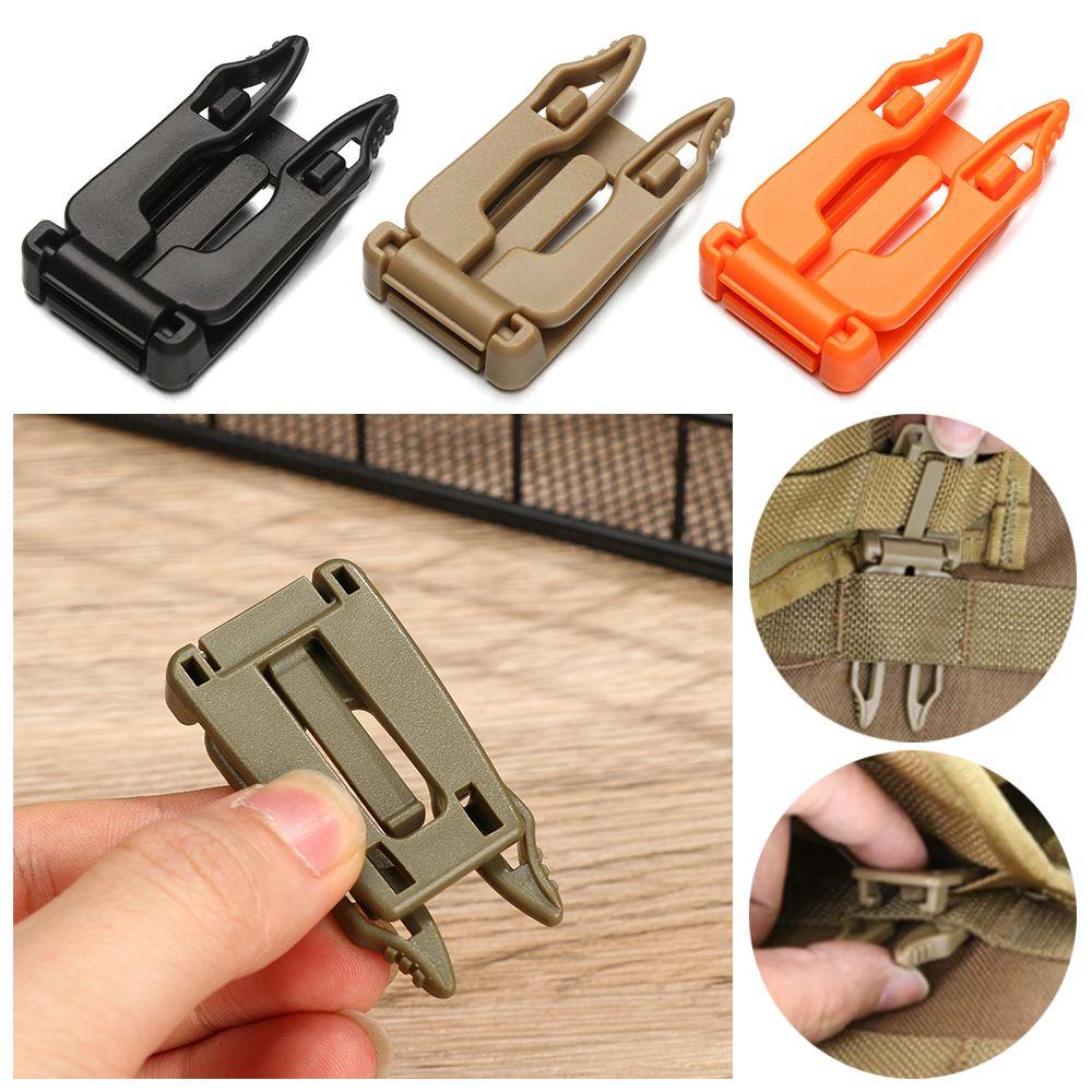 Clip Outdoor Web Carabiner Camping Bag Buckle MOLLE Strap Multipurpose Buckle Backpack Webbing Clip