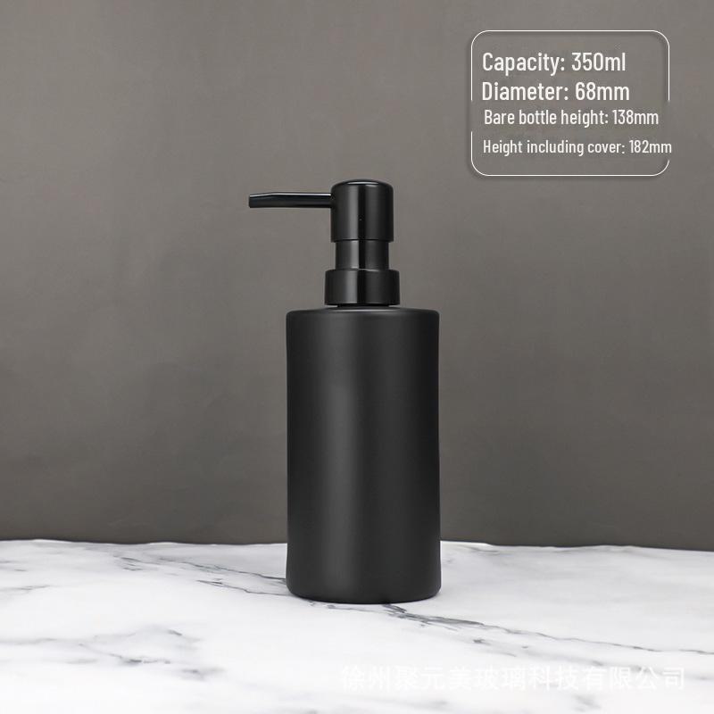 Стеклянный флакон для лосьона и мыла в скандинавском стиле для дома, дезинфицирующее средство для рук и гель для душа в отеле