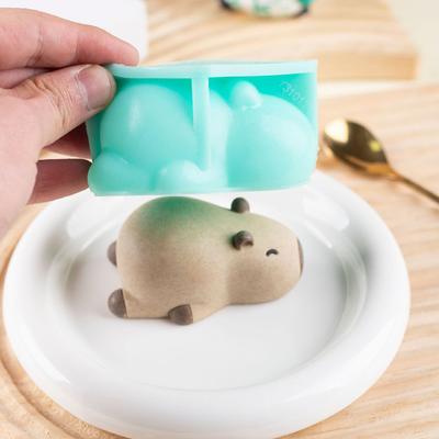 Новая 2025 Милая 3D форма дельфина из воды Молочное желе Силикон Каваи Водный дельфин Дом Сделай сам Выпечка Украшение торта Инструменты Аксессуары