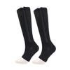 Zippered Compression Socks Thigh-High Zipper Toeless Design Compression Stockings for Men & Women High Quality Nylon Fabric