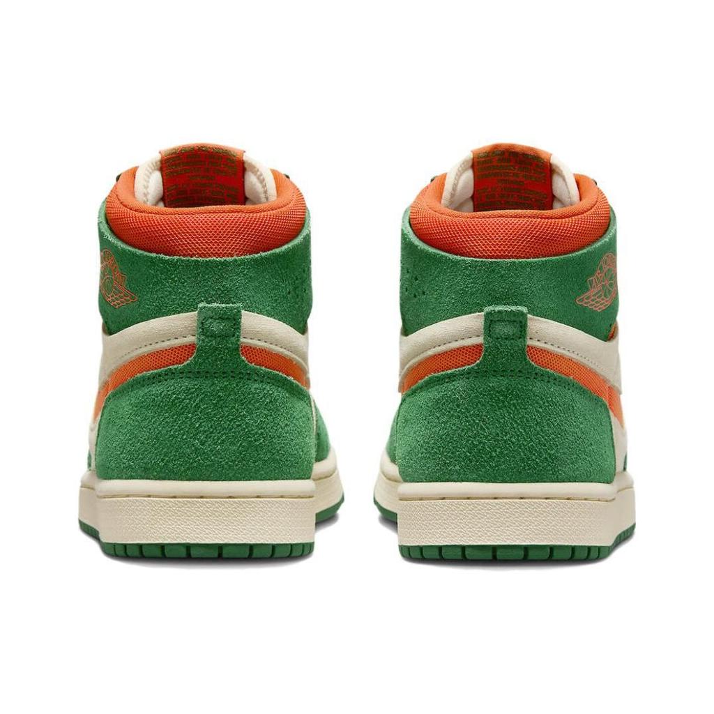 Air Jordan 1 High Zoom Comfort 2 Pine Green Женские кроссовки Muslin Black Orange-Blaze DV1305-308