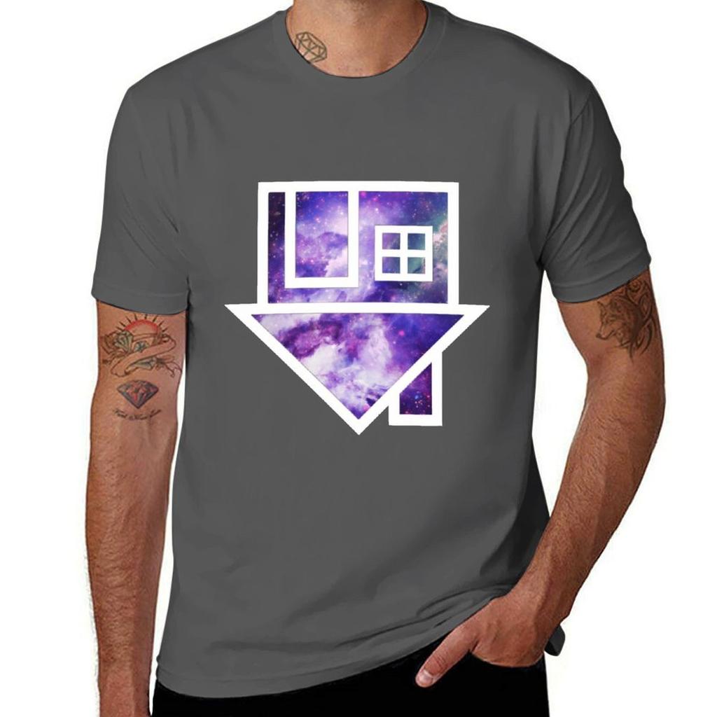 The Neighbourhood Logo (Galaxy Print) Tshirt Casual Everyday Short Sleeve Tshirt