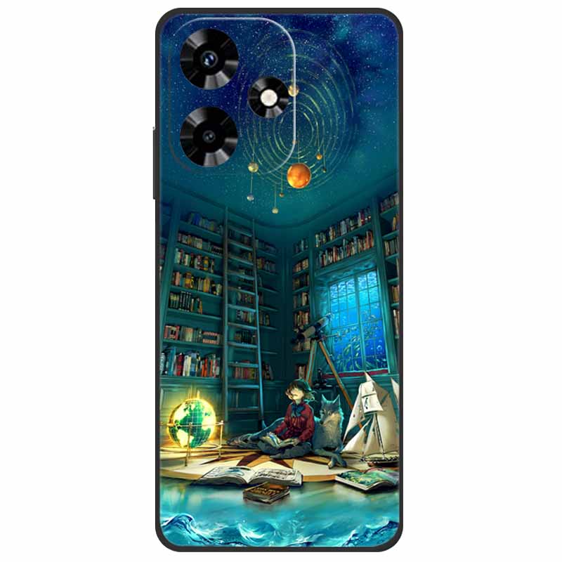 Для Infinix Hot 30i NFC Чехол X669D Силиконовый Волк Лев TPU Мягкий Fundas Для Infinix Hot 30i X669C Hot30i 2023 Защитный Черный Capa