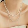 Серебряный кулон Lunne 925 с жемчугом, двусторонний, бело-серый #Lsn51