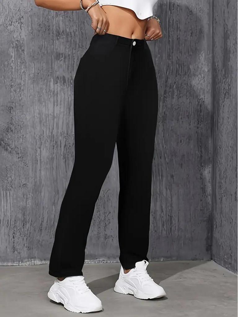 Womejeans Женские черные джинсы скинни - Повседневные универсальные длинные брюки