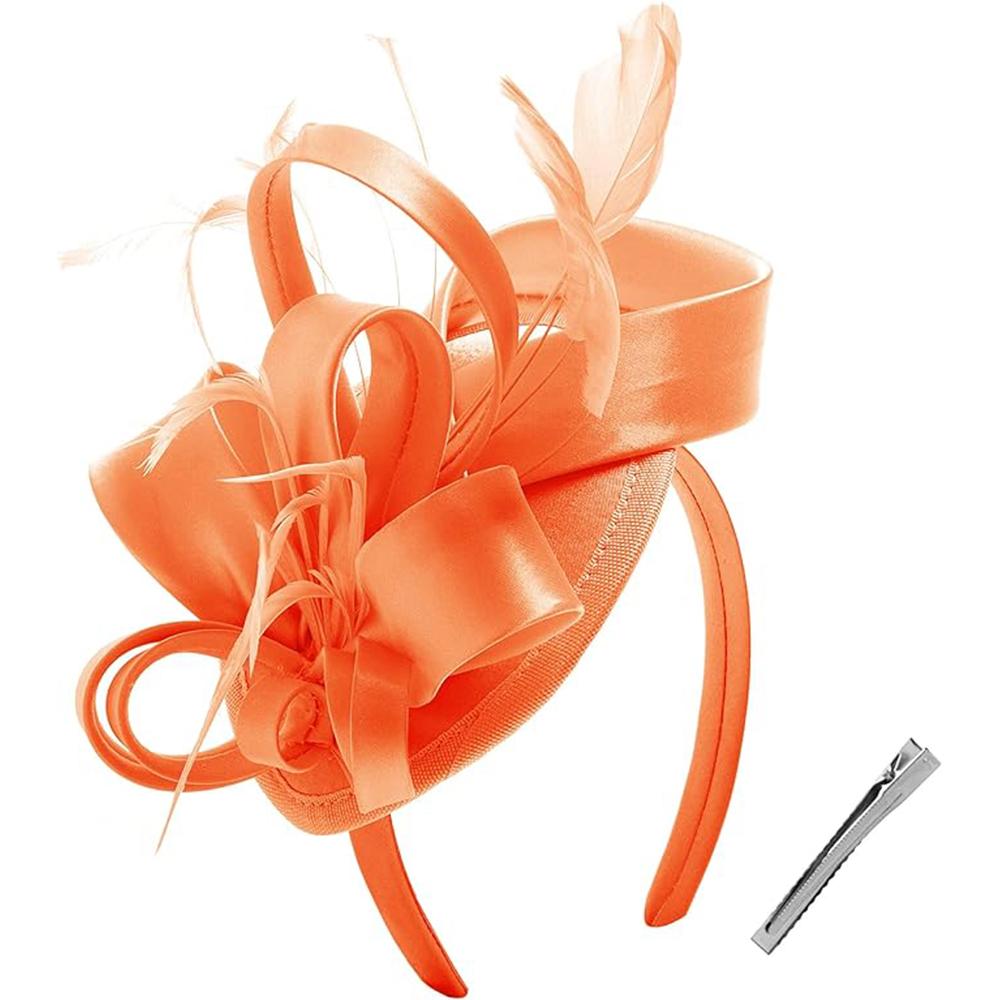 Чародеи для женщин, шляпа для чаепития, повязка на голову, дерби, свадебная церковь, свадебный коктейль, заколка для волос с перьями