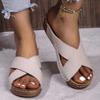 Fashion Summer Woman Sandals Shoes Plus Size Sandals Ladies Slides Women's Shoes Wedge Sandals Woman Platform Slipper Footwear Female