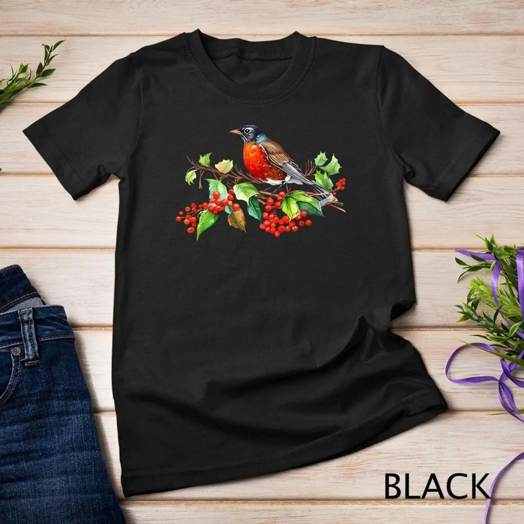 Birdwatching Watchers American Robin Birder's T Shirt