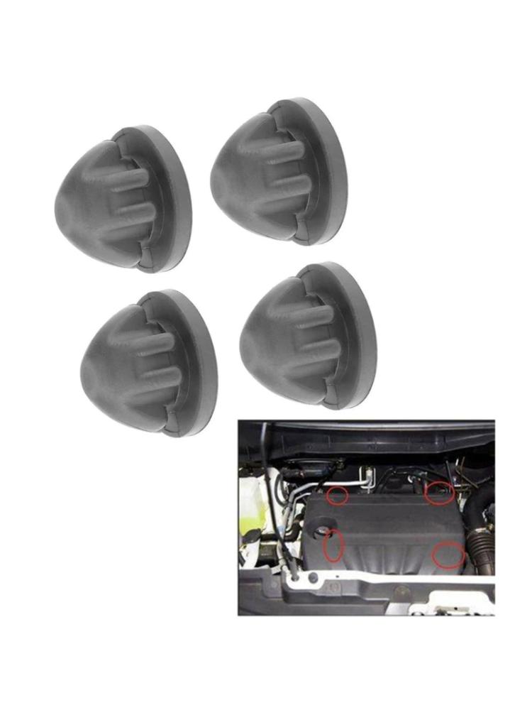 4 шт. опорный стержень капота автомобиля, зажим для втулки капота автомобиля, брызговик под крышкой двигателя 11127614138