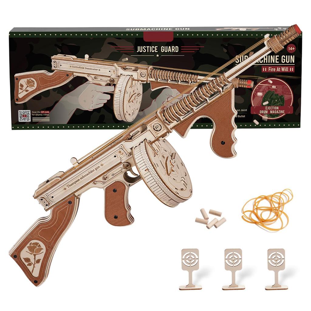 ROBOTIME DIY Wooden 3D 3D Puzzle Wooden Craft Toy Easy To For New Year Toy Puzzle, Puzzle, Handmade, Kit, Popular, Assemble, Beginners, Present,