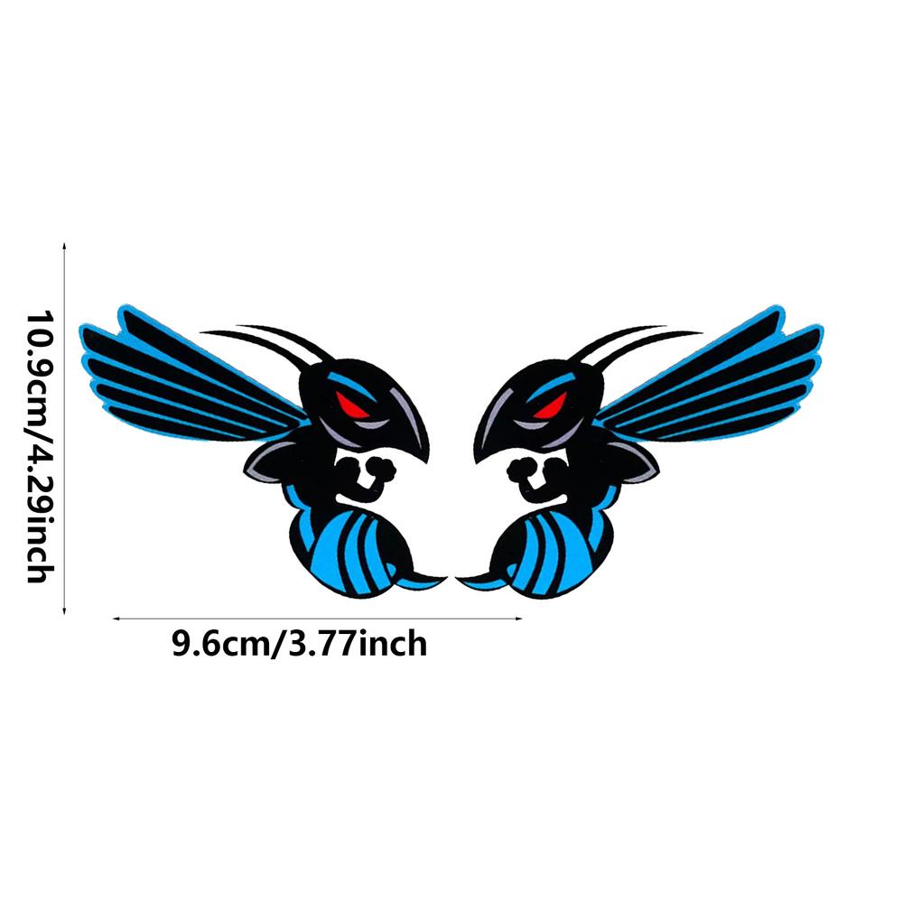 Наклейки пчелы для стекла забавные наклейки с царапинами на авто оса автомобильные аксессуары для бампера автомобильные фары окна холодильник мебель стена
