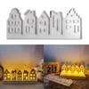 Multifunctional Silicone House Molds Set Silicone House Molds For Festive Table Decorations And Creative DIY Projects