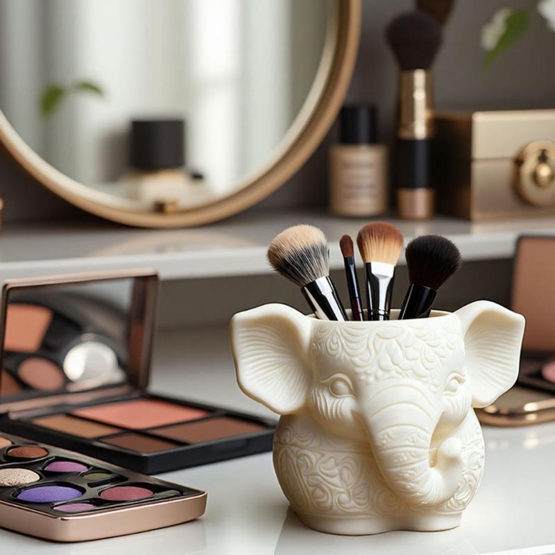 Силиконовая форма для кашпо в виде слона, многоразовая, силиконовая текстура для изделий из смолы, подсвечников и декоративных цветочных горшков