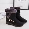 Winter Women Boots Warm Plush Ankle Snow Boots Women Shoes Fashion Zipper Women's Winter Boots Plus Size