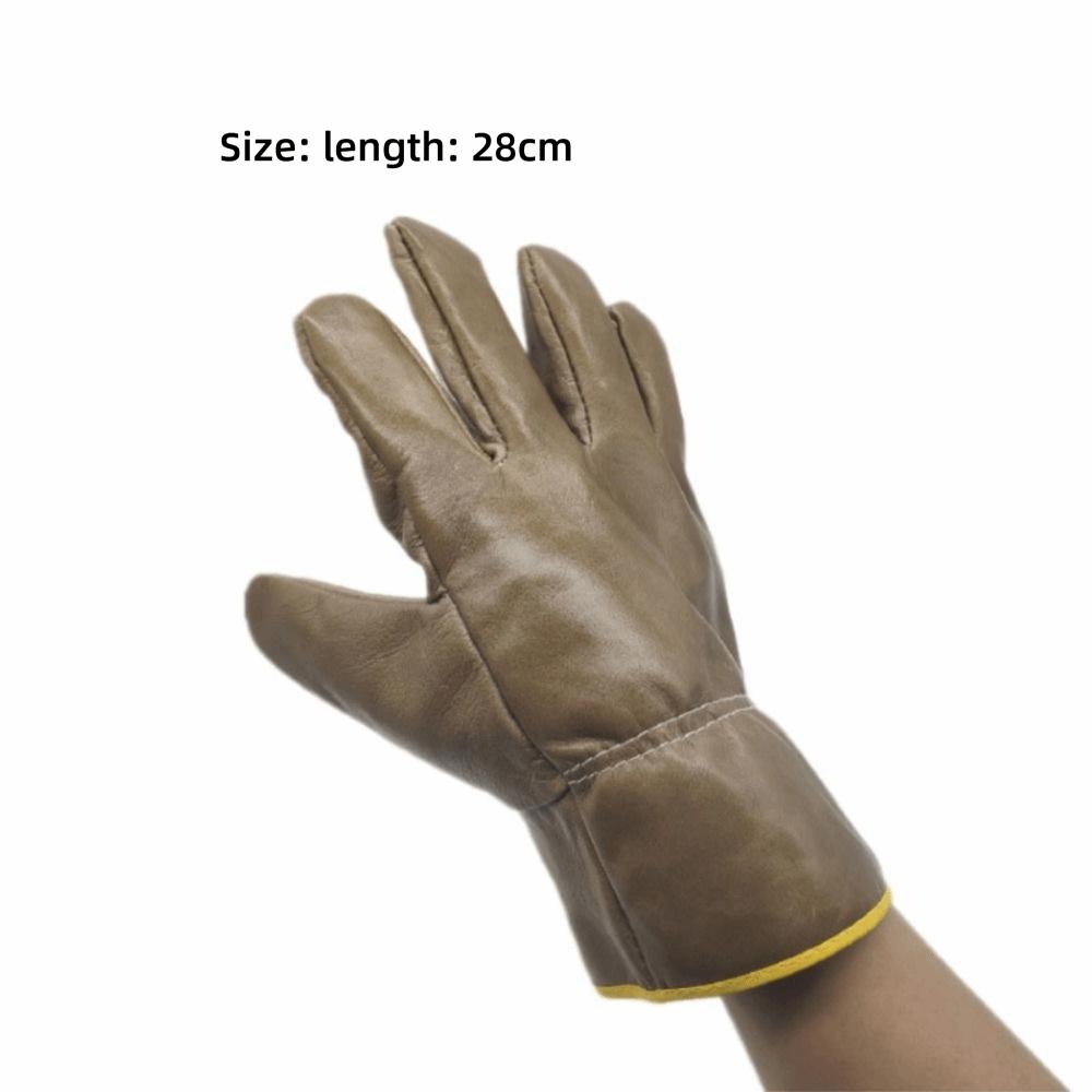 Перчатка термостойкая случайного цвета, огнестойкая, рабочая, безопасная, инструмент, сварочные перчатки, рабочее место