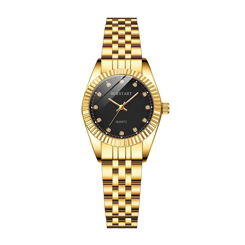 Couple's Quartz Watches Steel Band Female Watches Casual Ladies Watch Simple Fashion Male Business Wristwatch Classic Daily Wear