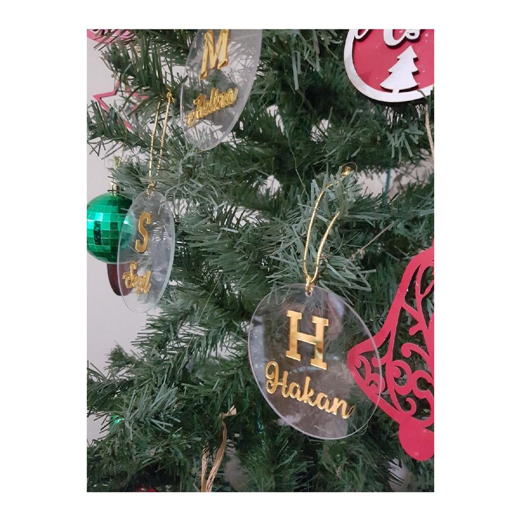 Золотая сосна из плексигласа и орнамент зеркала заднего вида