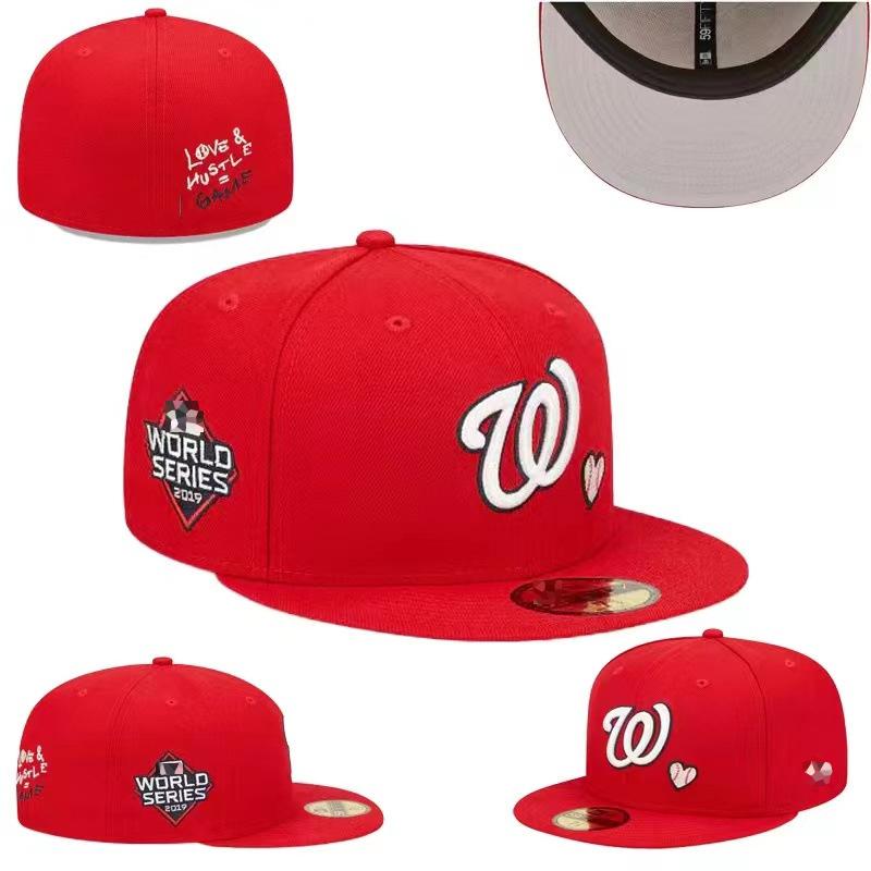 National Team Baseball Cap for Men and Women, Non-Adjustable, Embroidered Flat-Brim Cap, Fully Enclosed, European and American Style Hat