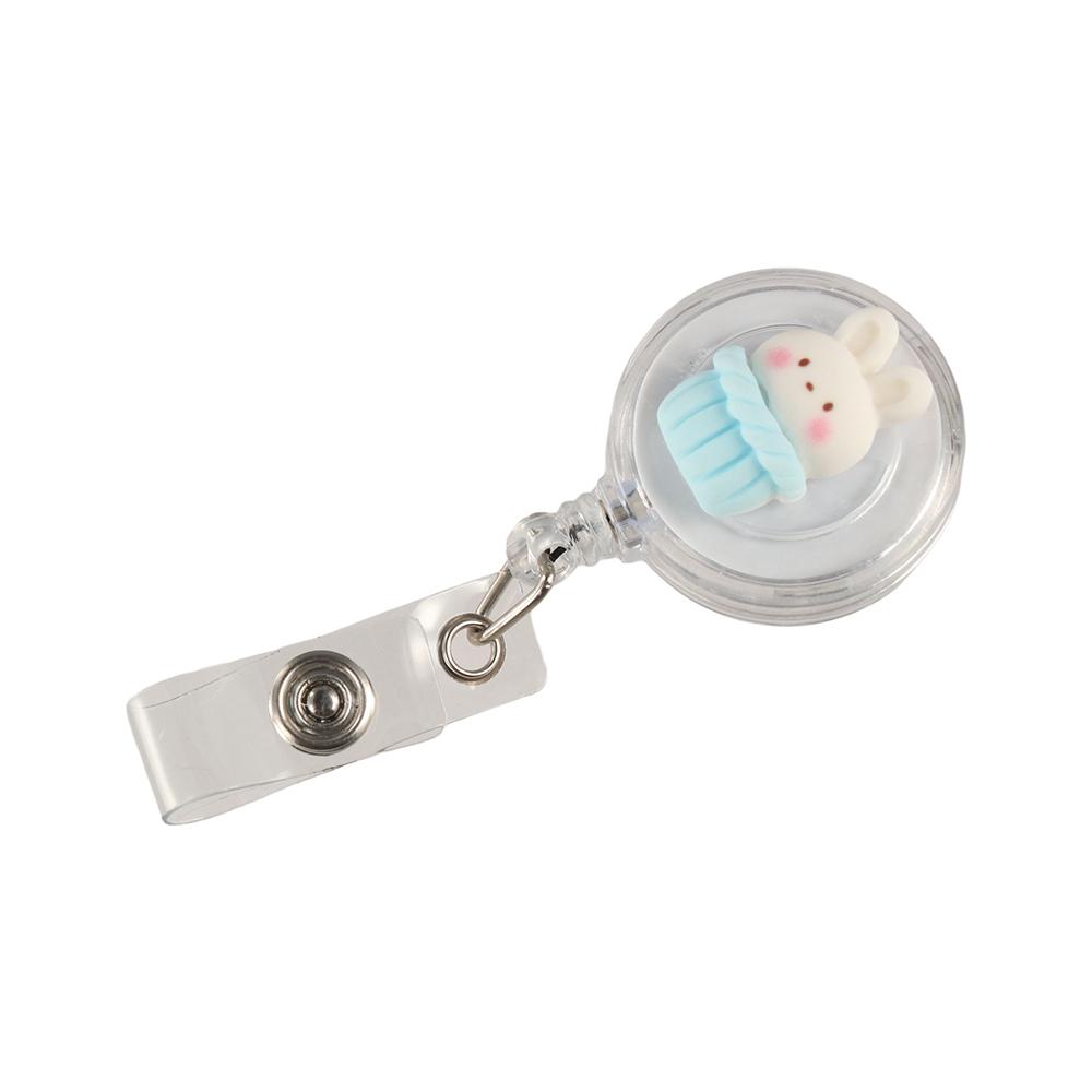 Students Name Tag Card Holder ID Card Clips Badge Holder Name Card Holder Retractable Badge Reel
