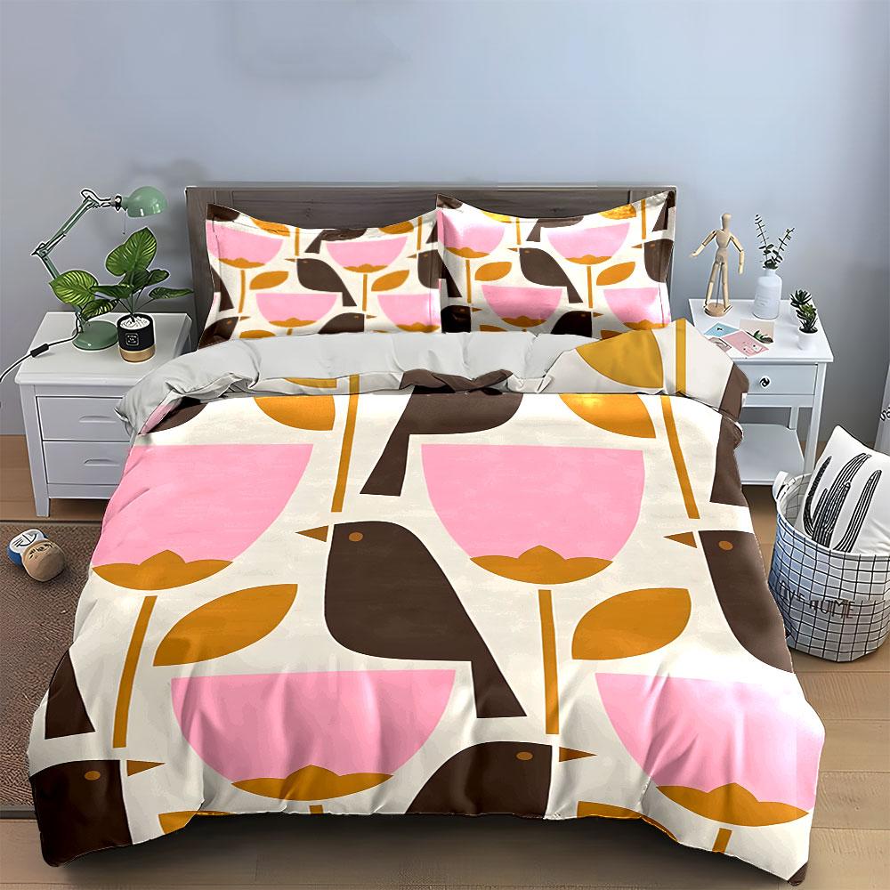Charming birds and blooms. Bedding sets Duvet covers Pillowcases(1* Duvet Cover 2* Pillowcases without duvet insert)
