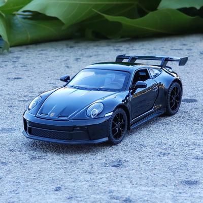 1:32 Porsche 911 GT3 суперкар, модель автомобиля из сплава, литье под давлением, металлическая игрушечная машина, звук и свет, детские игрушки для мальчиков, коллекционные подарки
