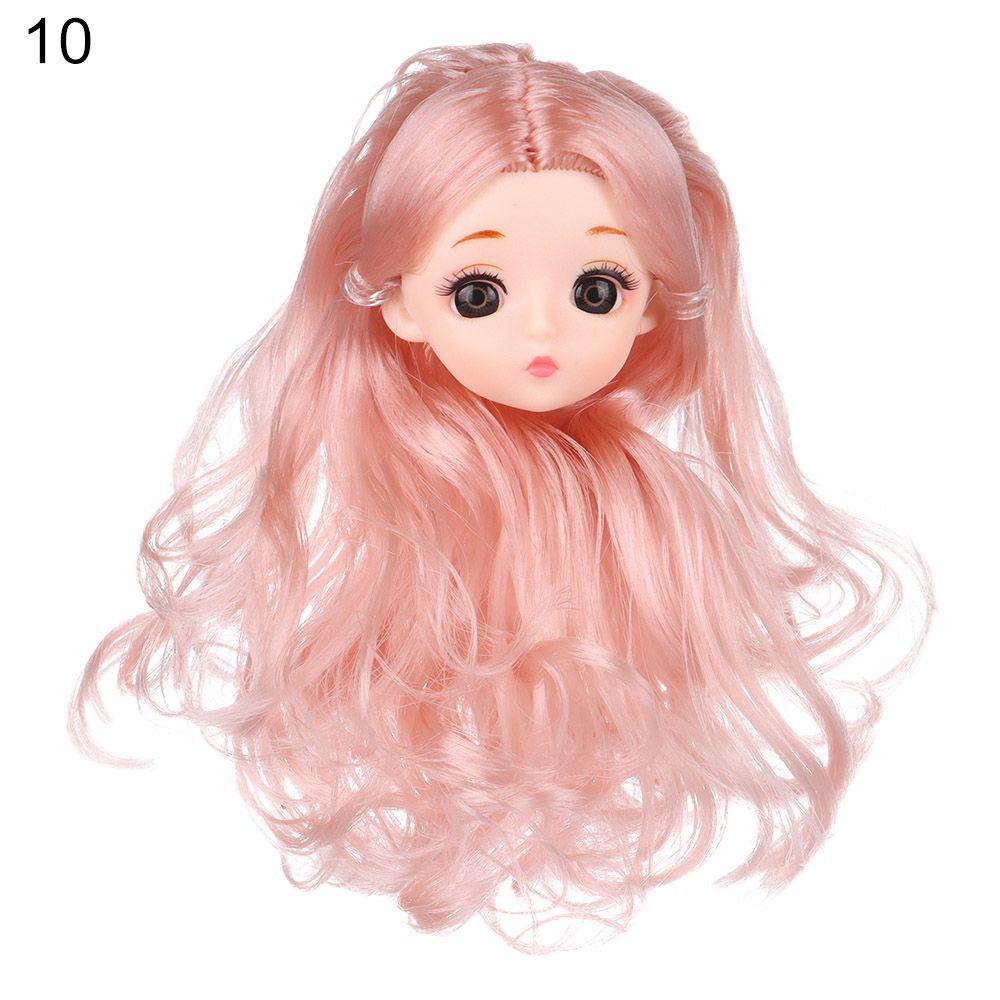 Girl Gift Hairstyles 1/6 BJD Doll Head 16cm Dolls Ancient Doll Accessories DIY Head Wear