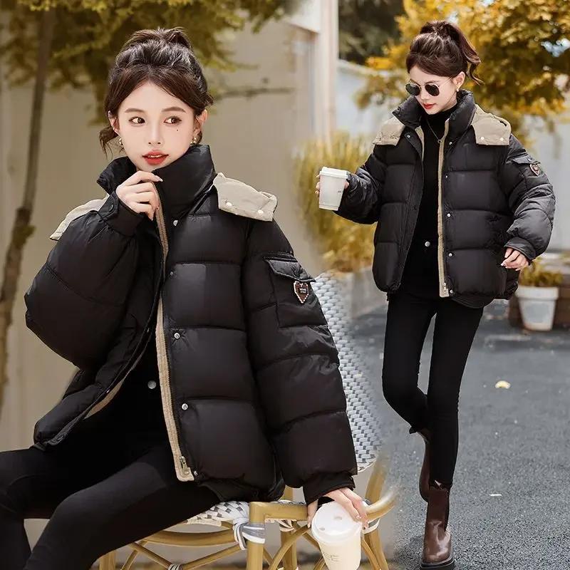 Зимние женские холодные пальто Парки Супер теплые пальто Куртки с капюшоном на хлопковой подкладке Пуховики Женская зимняя одежда Уличная одежда