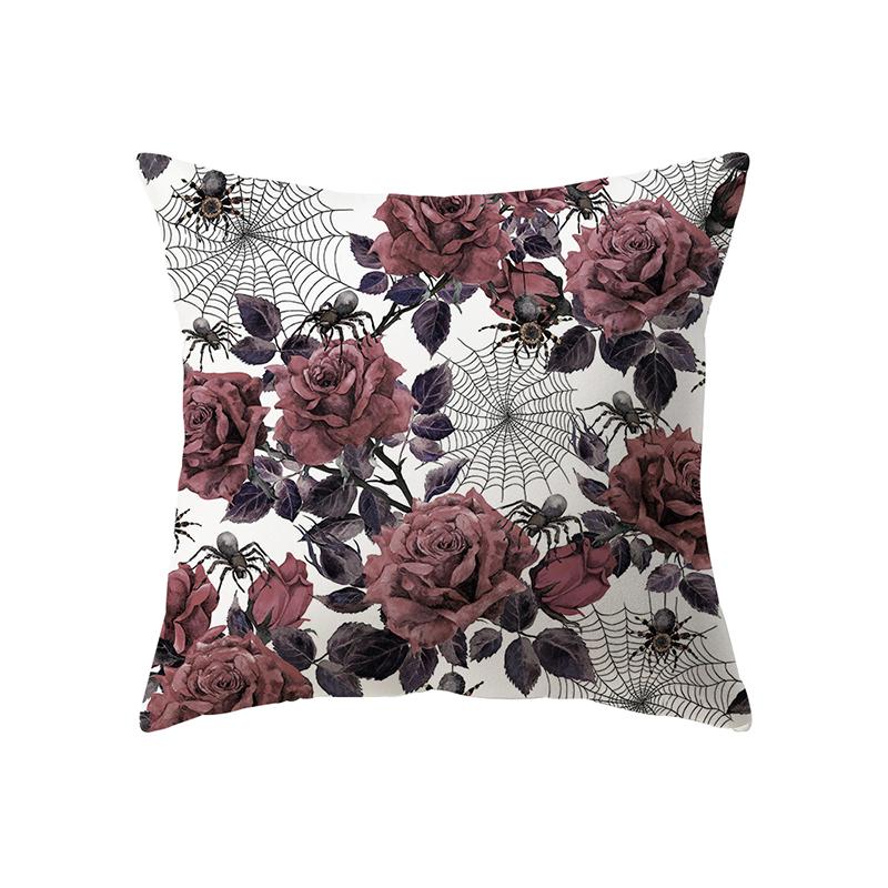 Тыквенный череп с принтом Хэллоуина, тема, наволочка, чехол для дивана, праздничный подарок, украшение для вечеринки, домашний декор