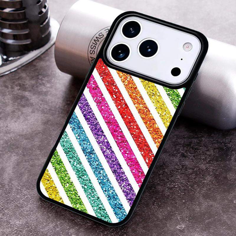 Gay Pride Flag LGBT Phone Case for iPhone 17 16 15 Pro Max Air 14 13 12 11 Plus Shockproof Cover